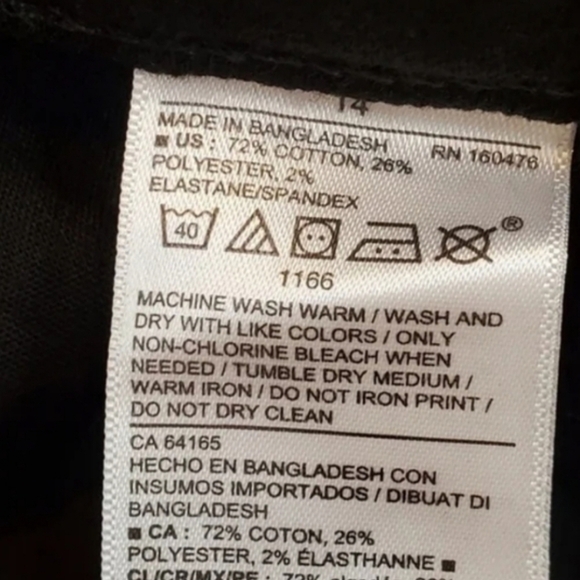 Old Navy black button Fly High Rise Jeans Shorts - Picture 5 of 7